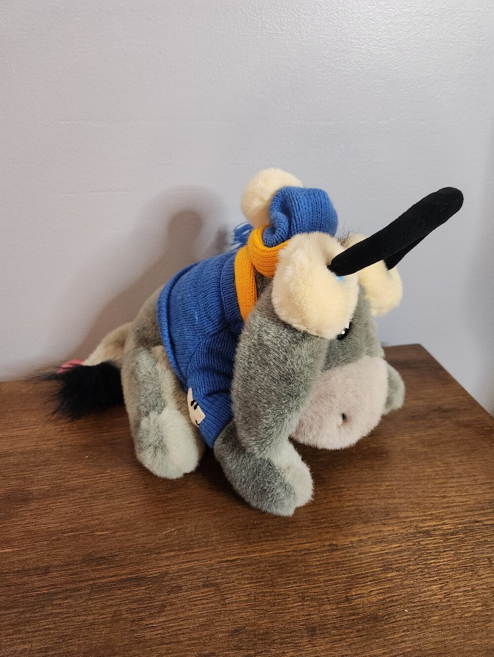 Eeyore Holiday Plush Walt Disney World Sweater Earmuffs Vintage